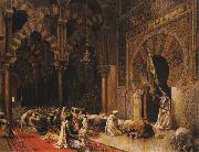 Edwin Lord Weeks Interior of the Mosque of Cordoba. Germany oil painting artist